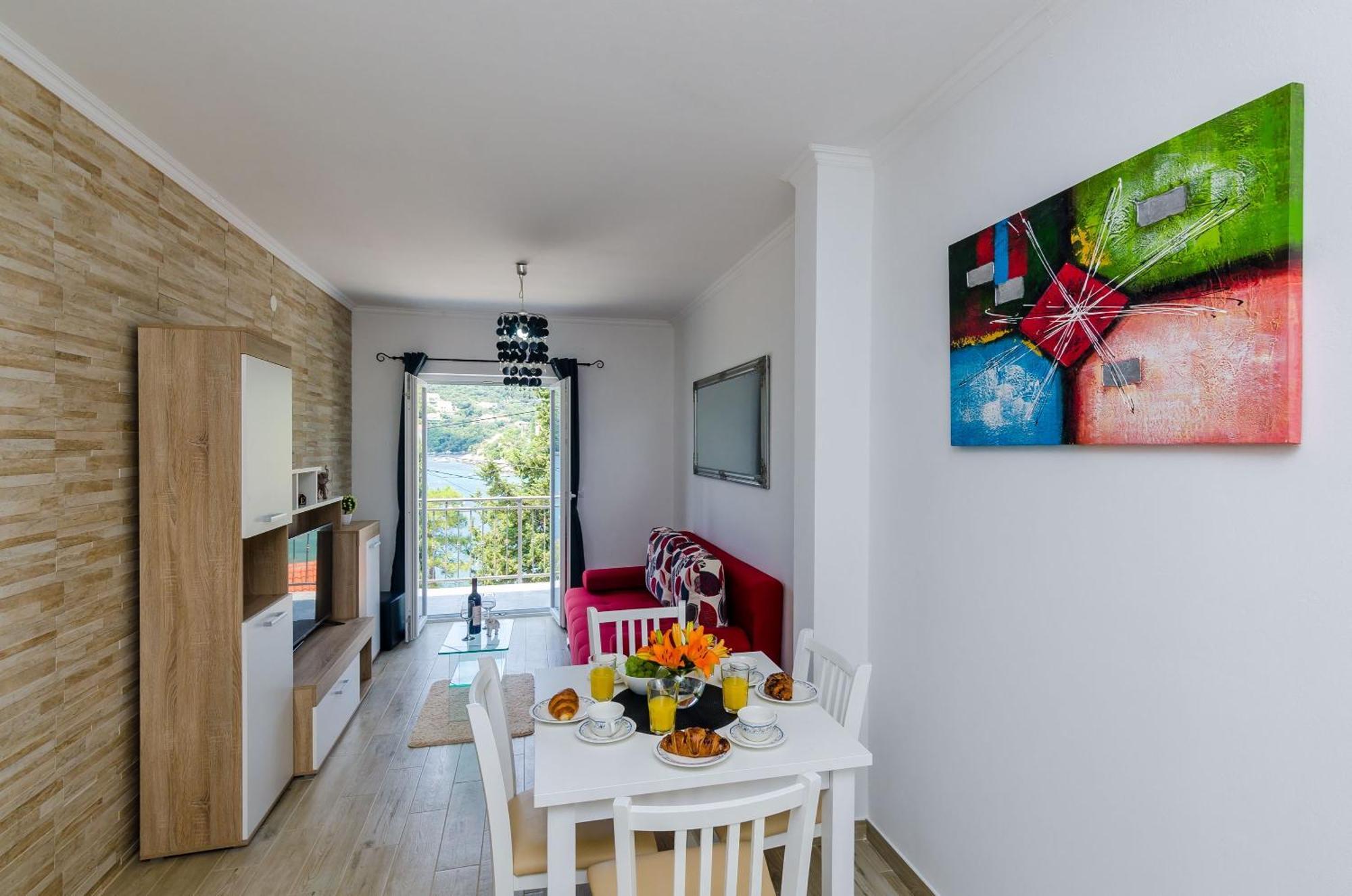 Mata Family Apartments Molunat Habitación foto