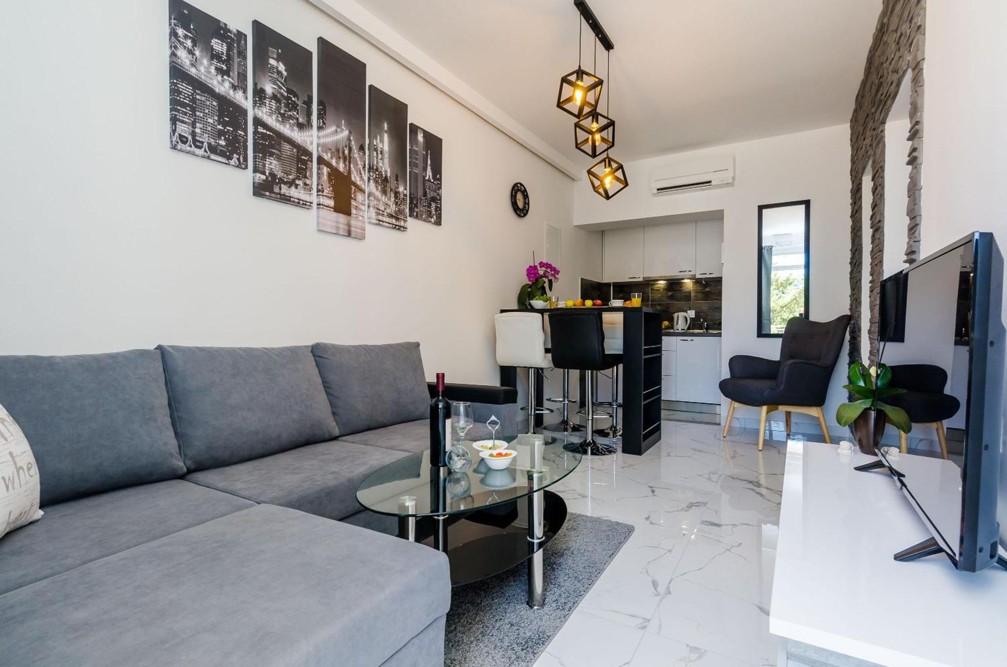 Mata Family Apartments Molunat Habitación foto