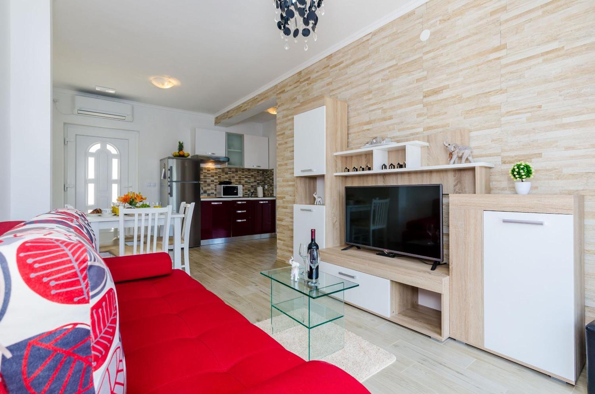 Mata Family Apartments Molunat Habitación foto